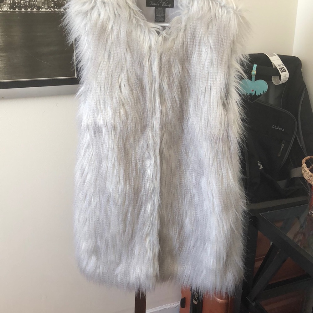 Faux fur vest